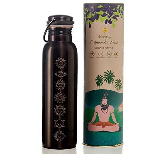 7 Chakras Vintage With Handle - 1ltr | Verified Sustainable Bottles & Sippers on Brown Living™