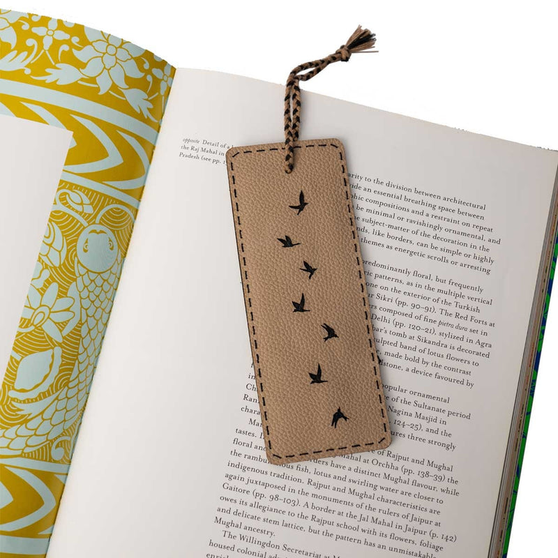 Whimsical Bird Design Bookmark – Handcrafted with Embroidery