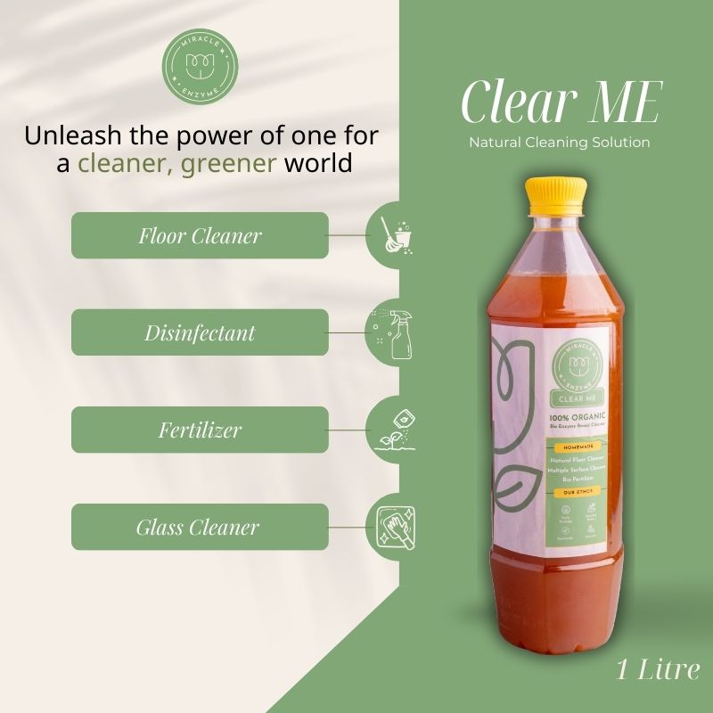 Clear ME | Natural Multipurpose Cleaner | Floor Cleaner | Fertilizer | Disinfectant