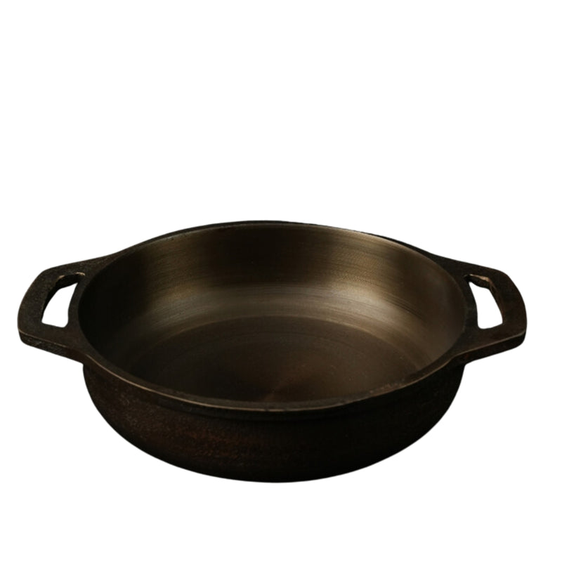 Handmade Cast Iron Combo (Kadai + Dosa Tawa + Skillet)