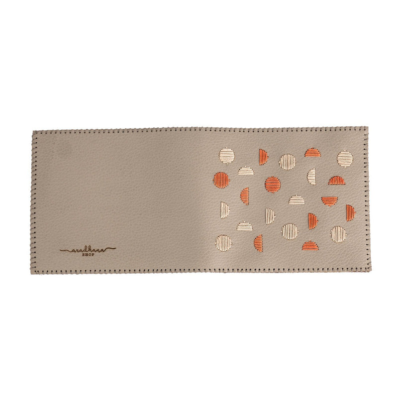 Embroidered Wallet with Upcycled Fabric – Artisan Craftsmanship