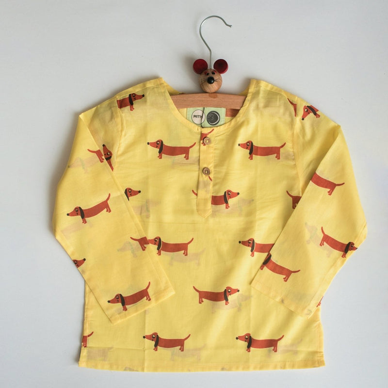 A Dog's Life - Unisex Kids Cotton Nightwear | Verified Sustainable Kids Pyjamas on Brown Living™