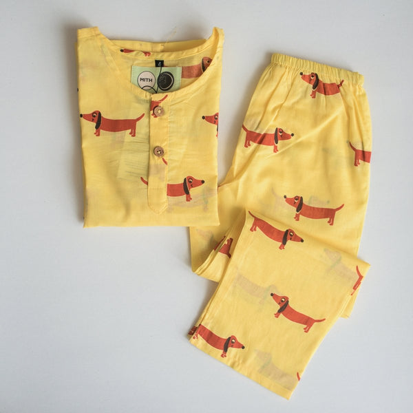 A Dog's Life - Unisex Kids Cotton Nightwear | Verified Sustainable Kids Pyjamas on Brown Living™