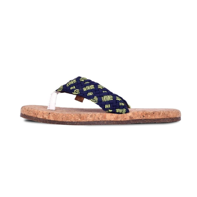 Alfa Royal Blue Women's Trendy Slippers | Verified Sustainable Womens Flip Flops on Brown Living™