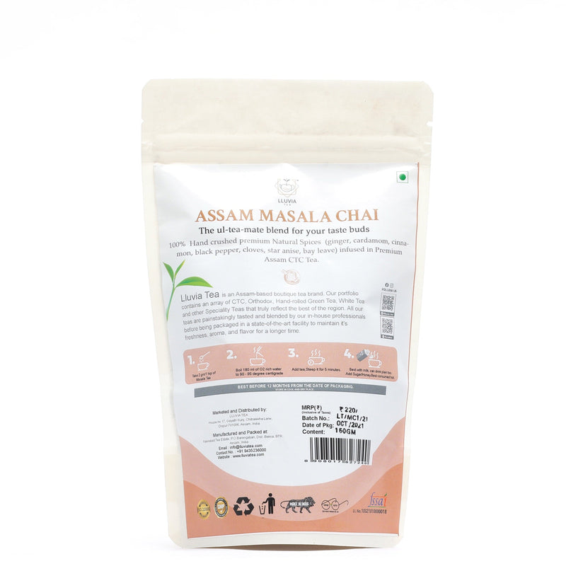 Assam Masala Chai- Refresh Mood & Boosts Immunity- 75g | Verified Sustainable Tea on Brown Living™