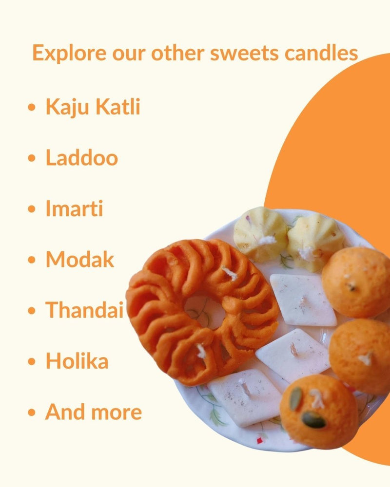 Assorted Mithai Sweets Soy Wax Aroma Candles Box | Verified Sustainable Candles & Fragrances on Brown Living™