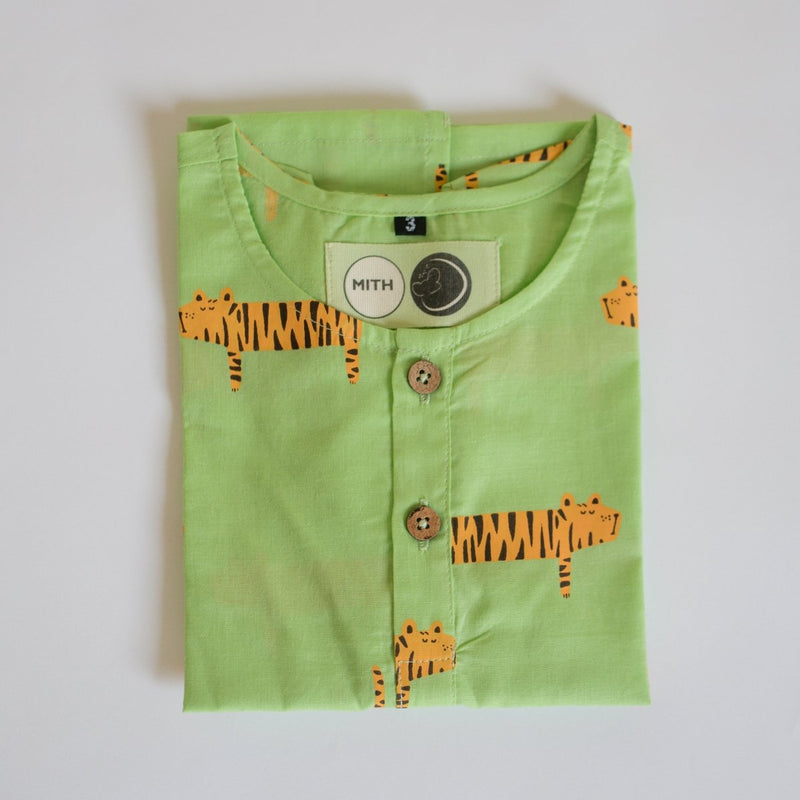 Augustus The Tiger - Unisex Kids Nightwear | Verified Sustainable Kids Pyjamas on Brown Living™