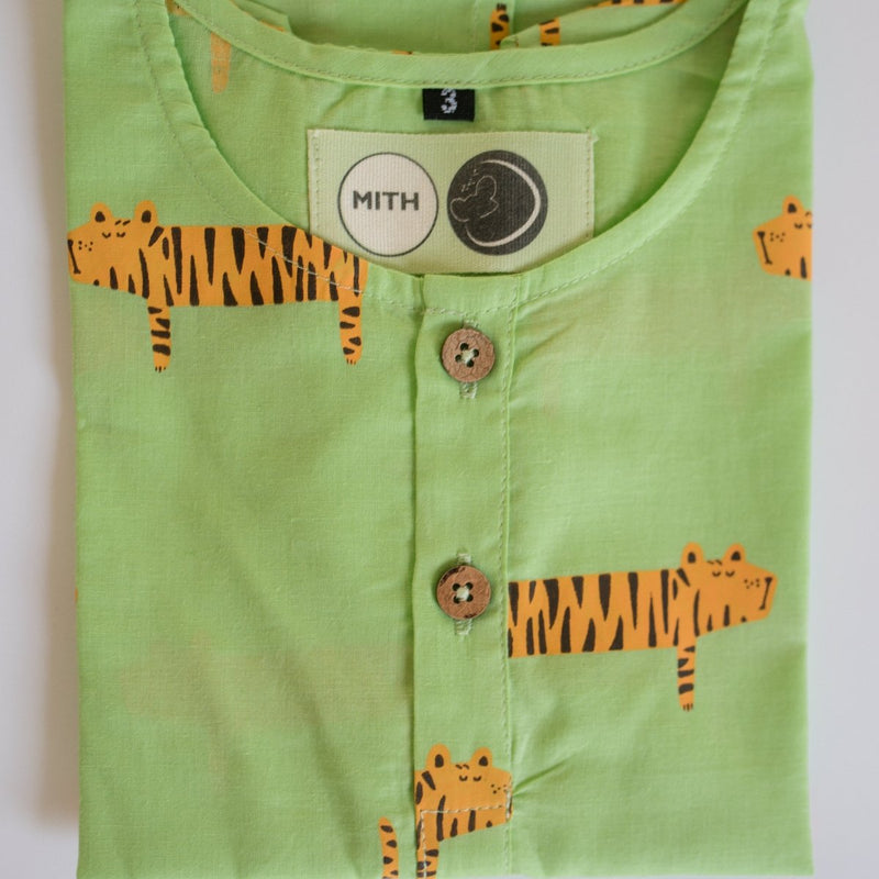 Augustus The Tiger - Unisex Kids Nightwear | Verified Sustainable Kids Pyjamas on Brown Living™