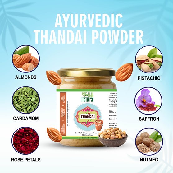 Ayurvedic Thandai Powder | Aids Digestion | 100 g | Verified Sustainable Health & Energy Drinks on Brown Living™