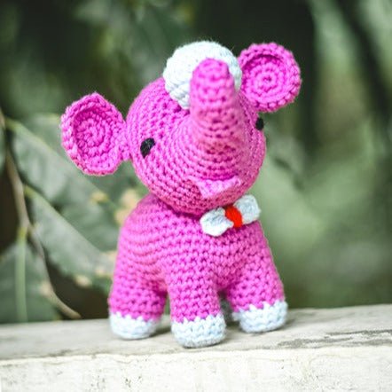 Baby Elephant Handcrafted Crochet Soft Toy | Verified Sustainable Soft Toy on Brown Living™