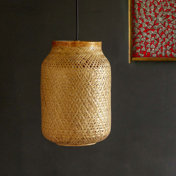 Bamboo Handmade Pendant Lamp | Verified Sustainable Lamps & Lighting on Brown Living™