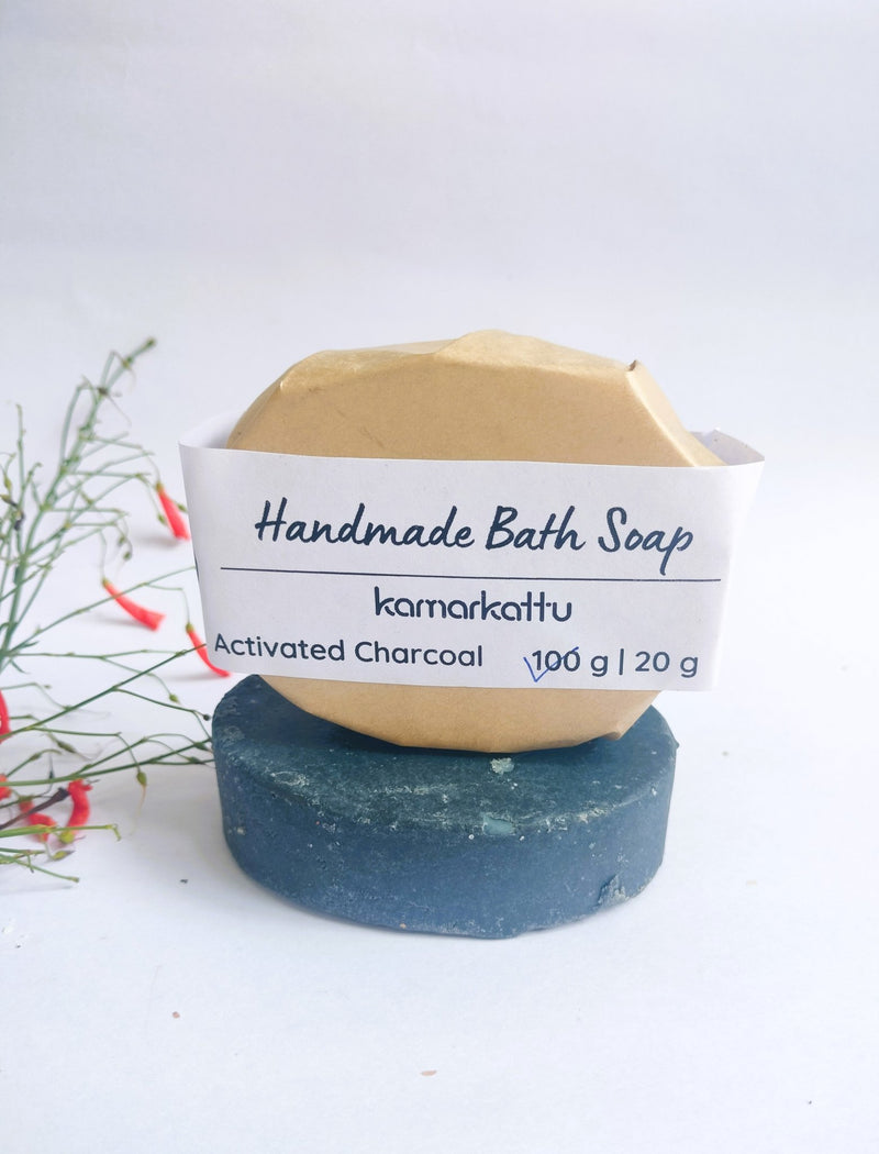 Bath Soap Combo - Activated Charcoal, Lemon, Tulasi & Citrus Vanilla | Verified Sustainable Body Soap on Brown Living™