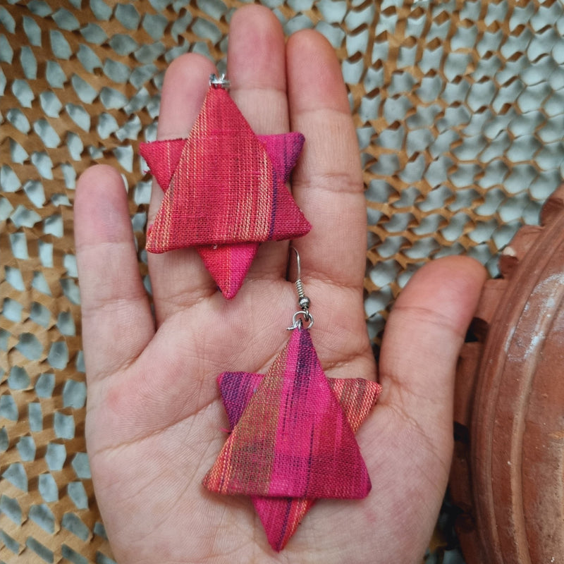 Beetal - Upcycled Fabric Earrings | Handcrafted by Artisans | Verified Sustainable Womens earrings on Brown Living™