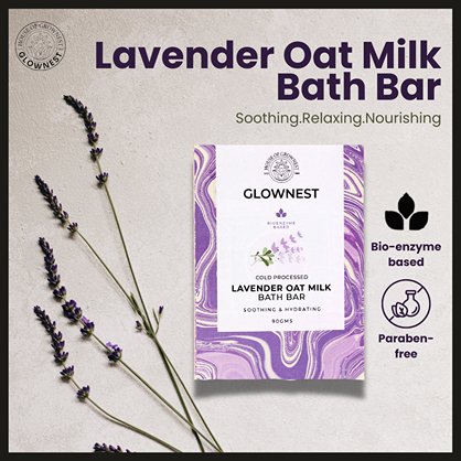 Bio Enzyme Based Lavender Oatmilk Bath Bar | Verified Sustainable Body Soap on Brown Living™