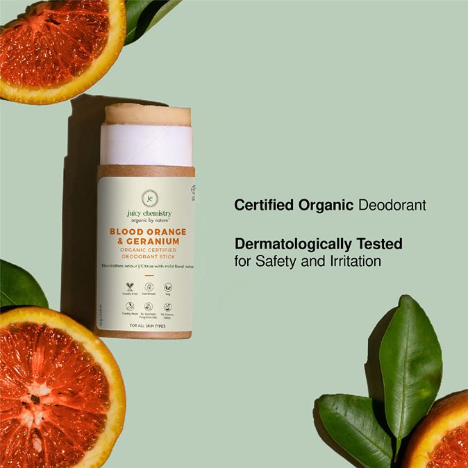 Blood Orange & Geranium Deodorant - 70 g | Organic Deodorant | Verified Sustainable Deodorant on Brown Living™