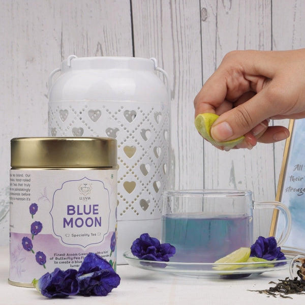 Blue Moon Tea with Lavender- Liver Detox, Improves Digestion & Destress- 50g | Verified Sustainable Tea on Brown Living™