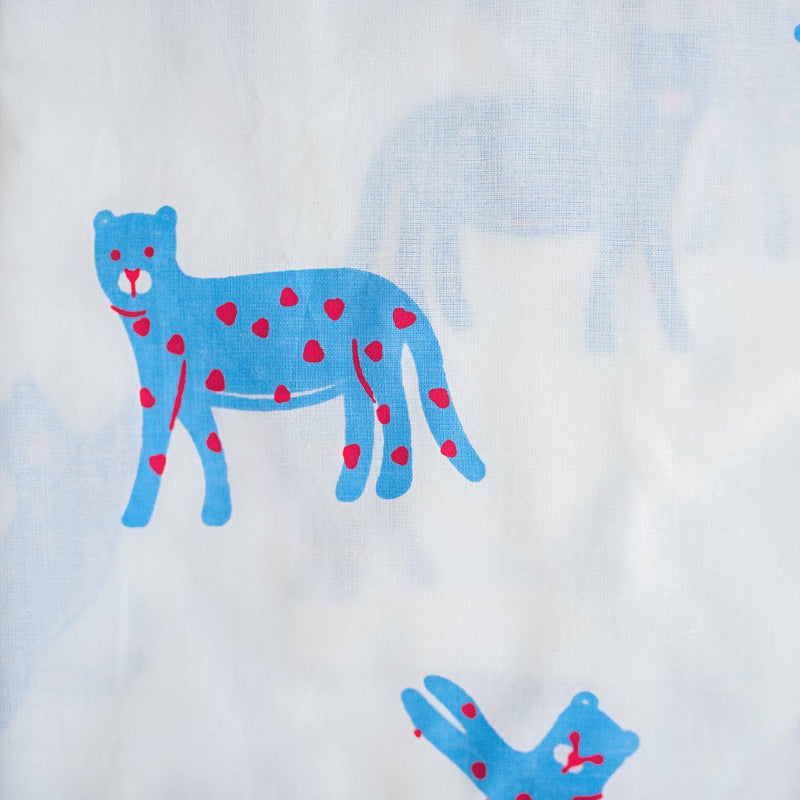 Blue Panther - Unisex Kids Cotton Nightwear | Verified Sustainable Kids Pyjamas on Brown Living™