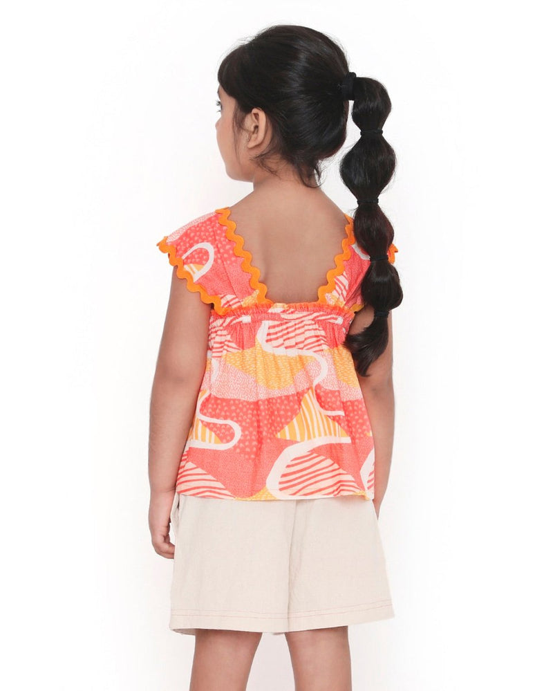 Candy Escape Printed Cotton Co - Ord Set | Verified Sustainable Kids Daywear Sets on Brown Living™