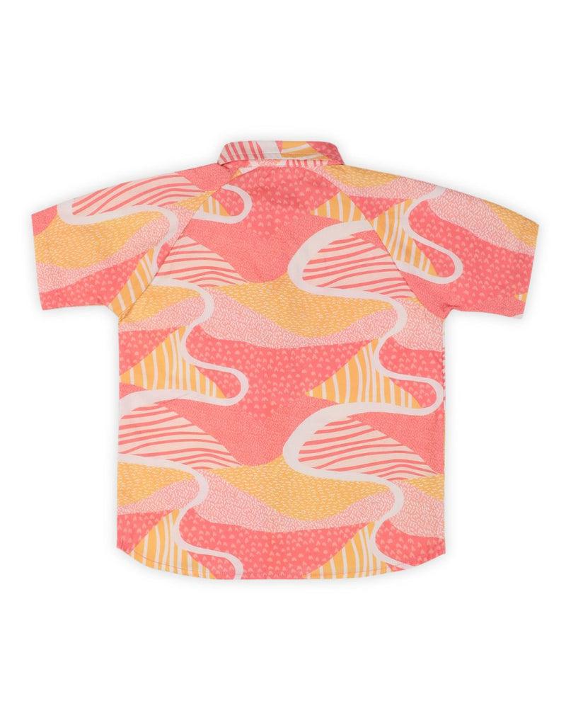 Candy Escape Printed Cotton Shirt | Verified Sustainable Kids Shirts on Brown Living™