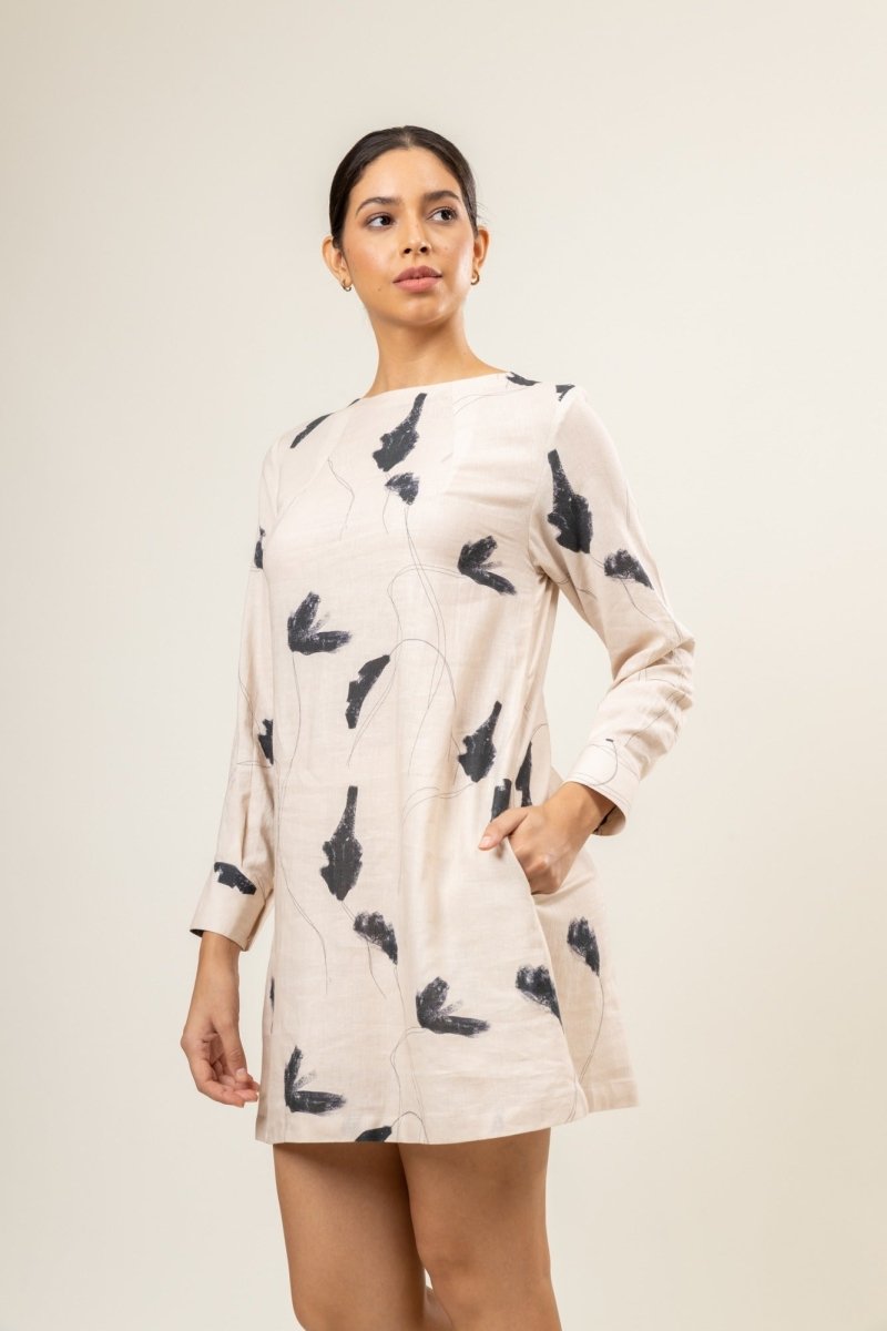 Carrie Printed Dress | Verified Sustainable Womens Dress on Brown Living™