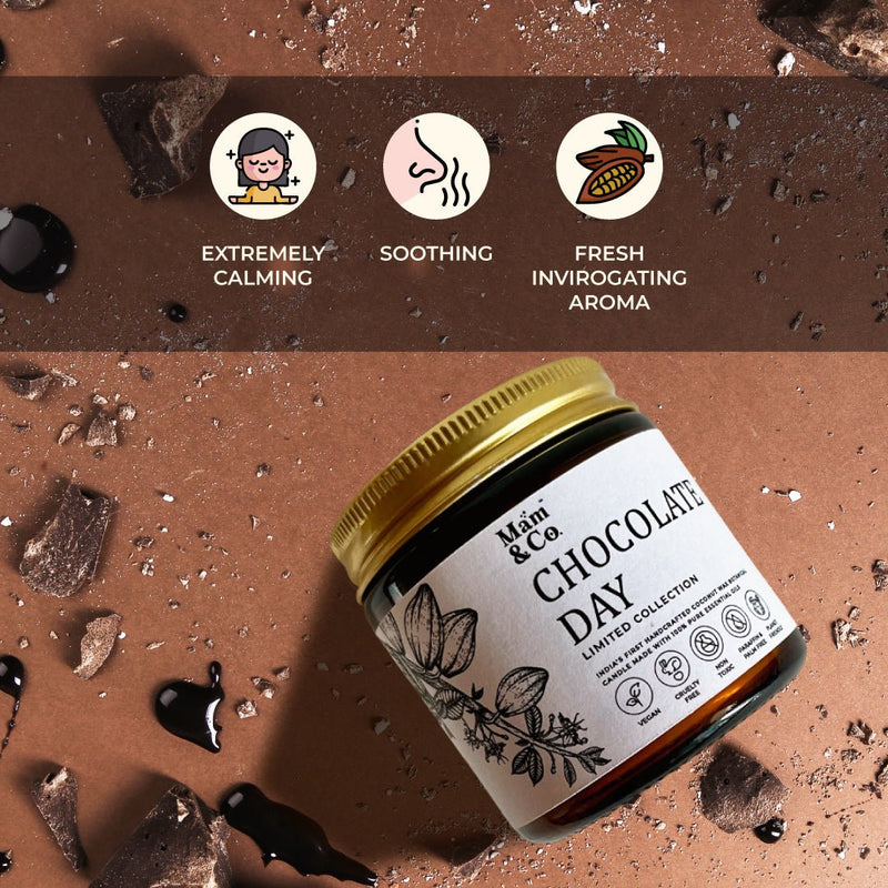 Chocolate Day - 100% Coconut Wax Botanical Candle | Verified Sustainable Candles & Fragrances on Brown Living™