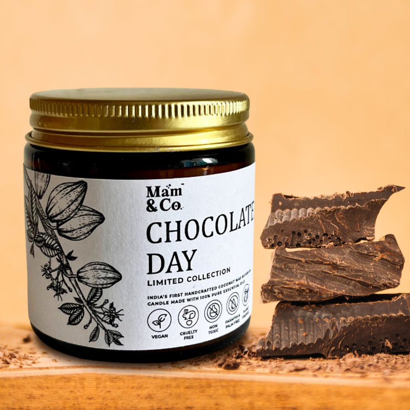 Chocolate Day - 100% Coconut Wax Botanical Candle | Verified Sustainable Candles & Fragrances on Brown Living™