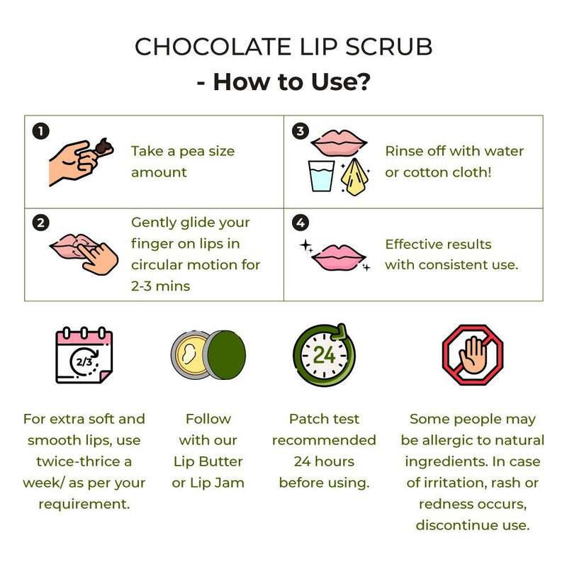 Chocolate Lip Scrub with Real Cacao & Coconut Sugar | AM & PM friendly (15 g) | Verified Sustainable Lip Scrub on Brown Living™