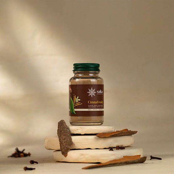 CinnaFresh | Handmade Clove & Cinnamon Toothpowder (50gms) | Verified Sustainable Tooth Cleaning Powder on Brown Living™