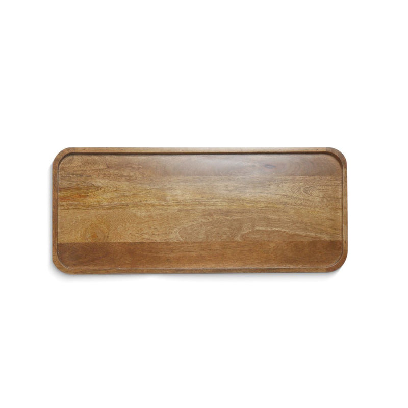 Cocoa- Handcrafted High-rise Wooden Platter | Verified Sustainable Trays & Platters on Brown Living™