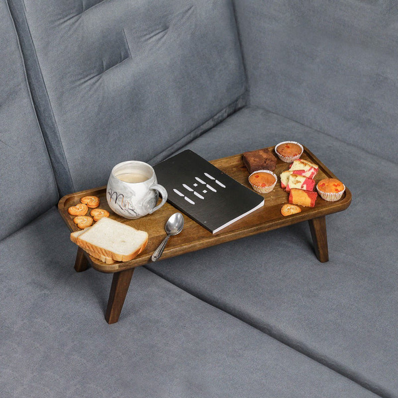 Cocoa- Handcrafted High-rise Wooden Platter | Verified Sustainable Trays & Platters on Brown Living™