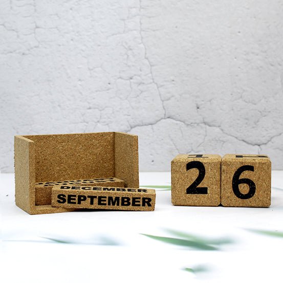 Cork Calender | Verified Sustainable Desk Accessories on Brown Living™