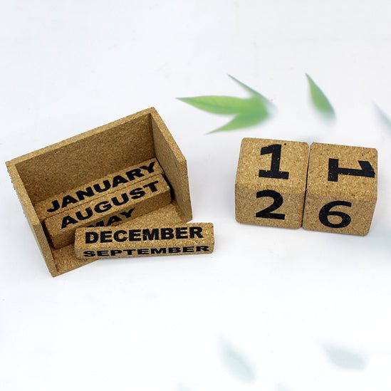 Cork Calender | Verified Sustainable Desk Accessories on Brown Living™