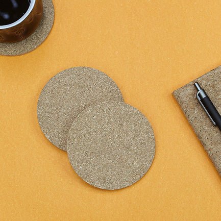 Cork Coasters (Set of 4) | Verified Sustainable Coasters on Brown Living™