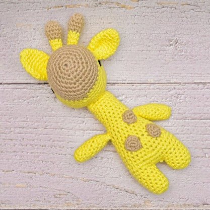 Cotton Giraffee Handcrafted Crochet Soft Toy | Verified Sustainable Soft Toy on Brown Living™