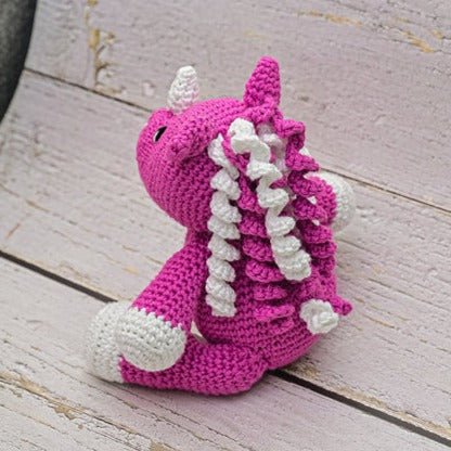 Cotton Unicorn Handcrafted Crochet Soft Toy | Verified Sustainable Soft Toy on Brown Living™