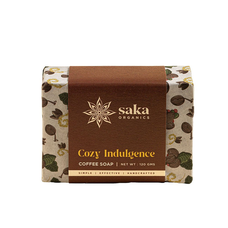 Cozy Indulgence | Handmade Coffee Soap with Exfoliating Grounds (120gm) | Verified Sustainable Body Soap on Brown Living™