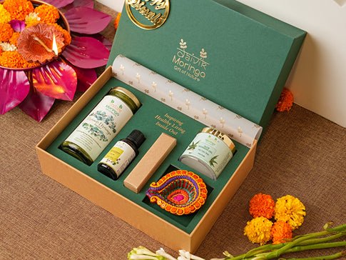 Daivik Grandeur Body Care Gift Hamper | Verified Sustainable Gift Giving on Brown Living™