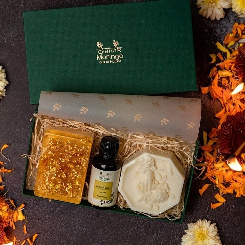 Daivik Indulgence Body Care Gift Hamper | Verified Sustainable Gift Giving on Brown Living™