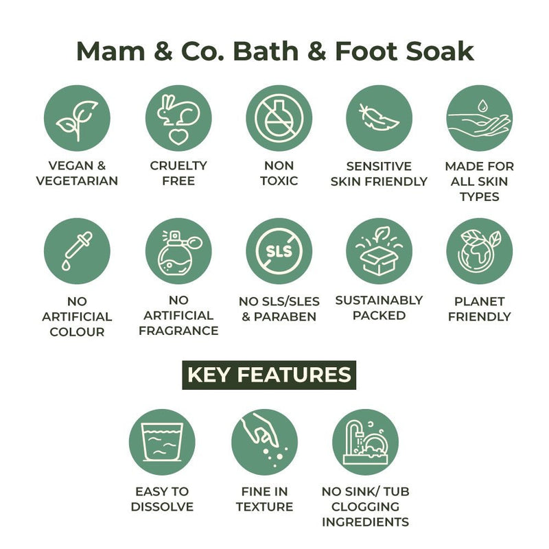 Detox Bath & Foot Soak | Easy to Dissolve | Fine in Texture | Non Sticky (100 g) | Verified Sustainable Bath Salt on Brown Living™