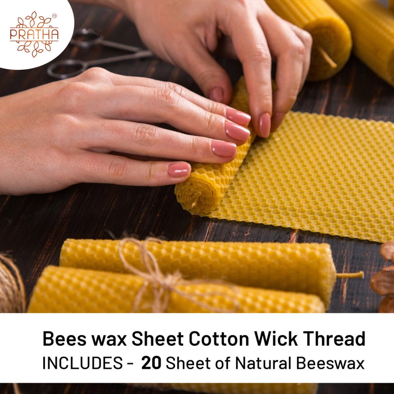 DIY Kit, Beeswax Hand Rolled Candle | Verified Sustainable Candles & Fragrances on Brown Living™