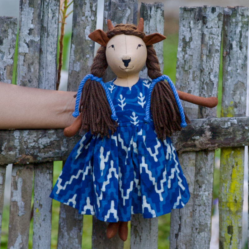 Fabric Dolls, Play Set, Nandi the bull