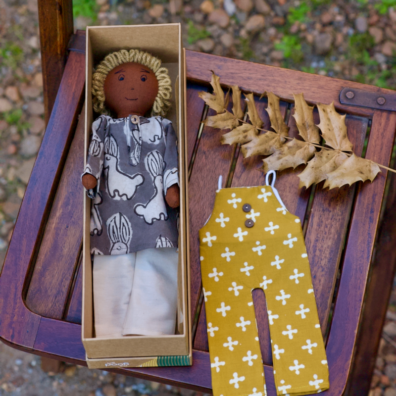 Fabric Dolls, Play Set, Nandi the bull