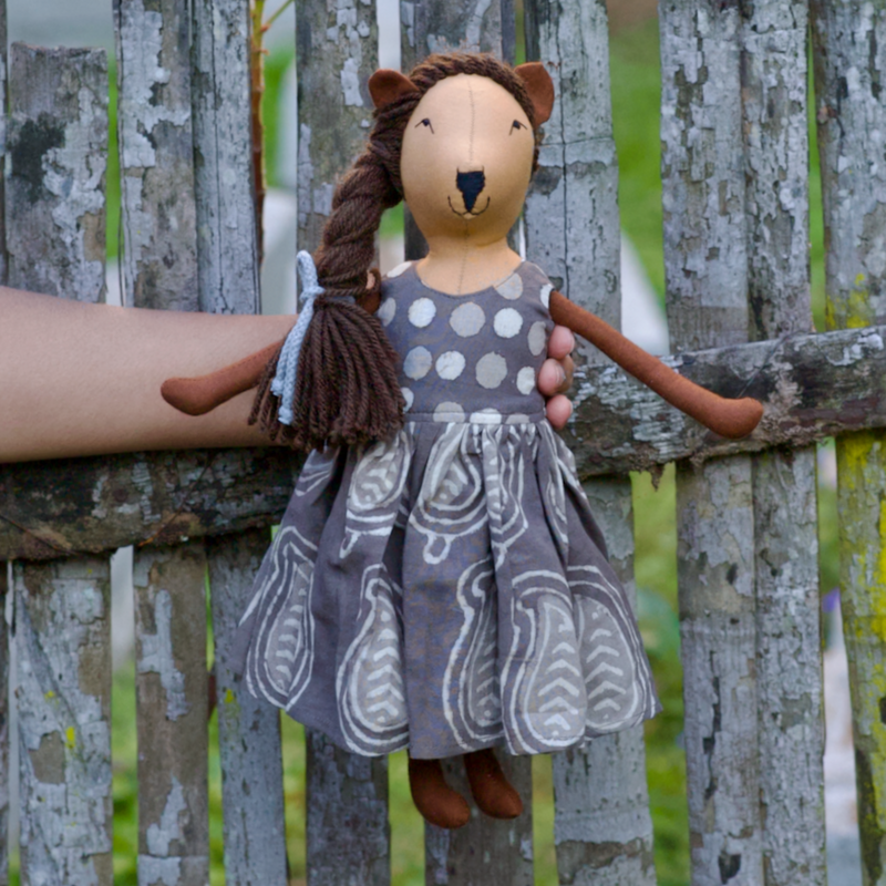 Fabric Dolls, Play Set, Nandi the bull