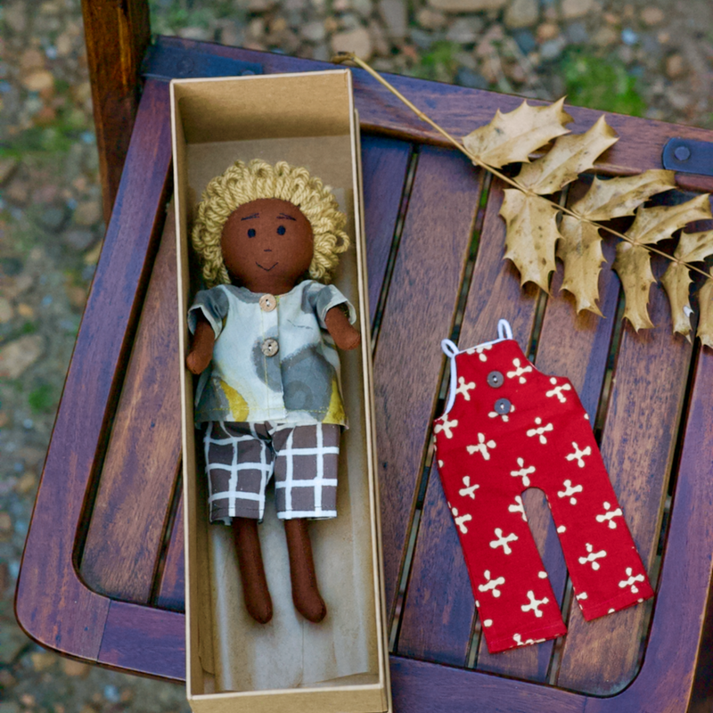 Fabric Dolls, Play Set, Nandi the bull