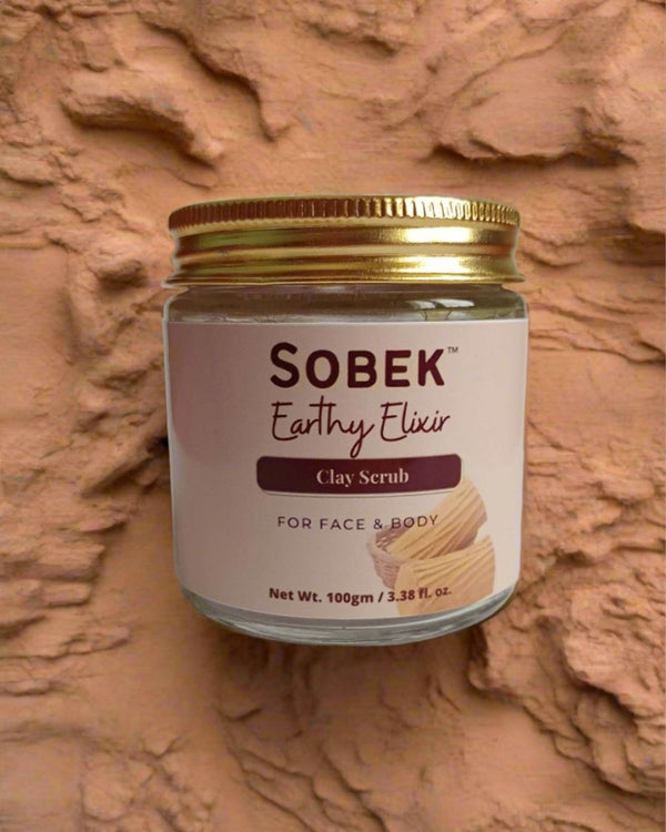 Earthy Elixir - Clay Face Body Scrub (100G) | Verified Sustainable Body Scrub on Brown Living™