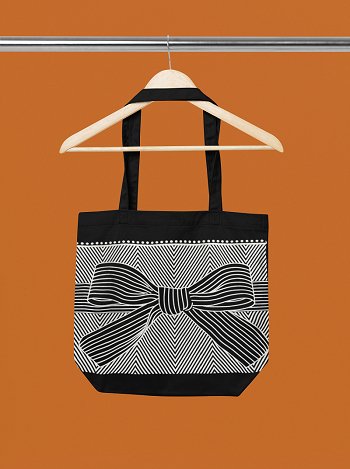 Eco - Friendly Tote Bag for Women with Zip for College & Office - Ribbon | Verified Sustainable Tote Bag on Brown Living™