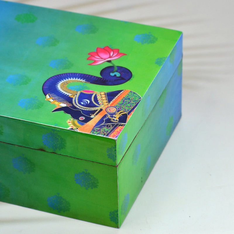 Elephant Tea Box | Jewellery Box | Verified Sustainable Organizers on Brown Living™