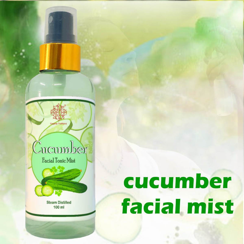 Facial Tonic Mist | Pure Cucumber water pack of 2 | Verified Sustainable Face Toner on Brown Living™