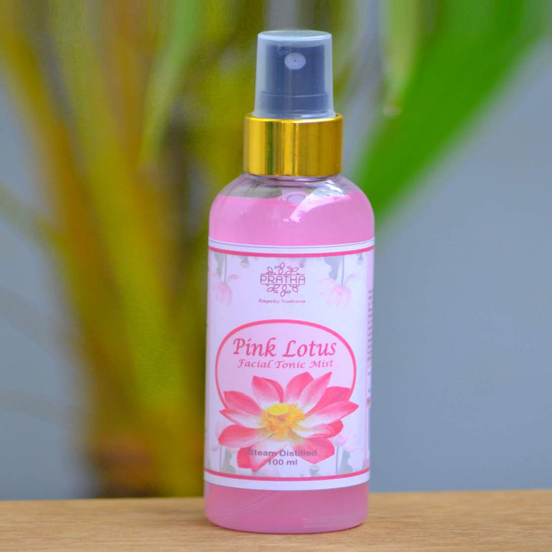 Facial Tonic Mist | Pure Pink Lotus Water pack of 2 | Verified Sustainable Face Toner on Brown Living™