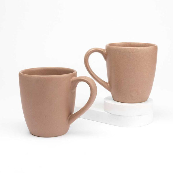 Fire - Recycled Ceramic Mugs | Set of 2 | Verified Sustainable Cups & Saucers on Brown Living™